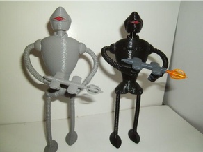 bekçi rob robot model robotlar çizgi roman şekil makine heykel oyuncak 3d print model - Mito3D