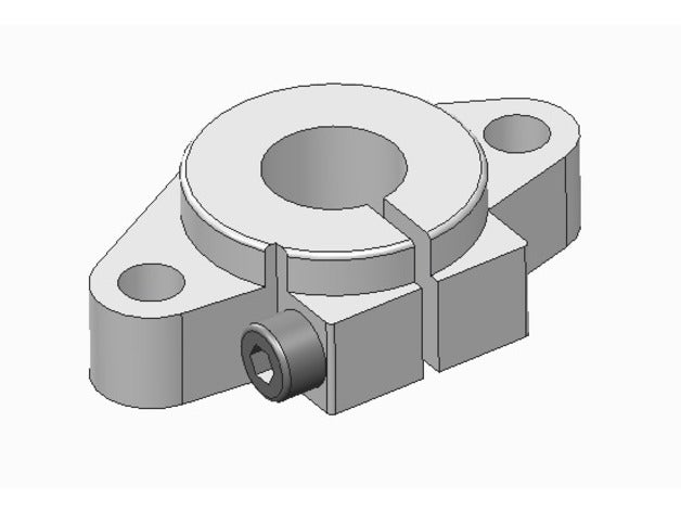 shf 12 Impressora 3d de peças eixo fixação shf12 3D print model - Mito3D