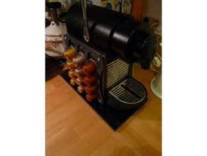 cápsula de titular organización la cafetería caf máquina café nespresso rangement 3d print model - Mito3D