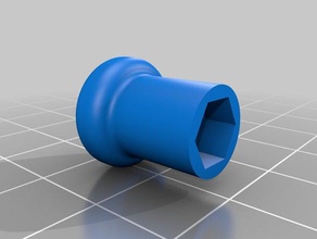 anet a8 filament bolt button 3d printer accessories upgrade 3d print model - Mito3D