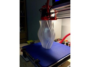 einfach verzerrt vase 6 Dekor Spirale spiral drucken 3d print model - Mito3D