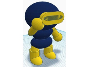 karikatür figürü gözlük oyuncak & oyun aksesuarları çizgi film şekil minyatür süper kahraman x-men 3d print model - Mito3D