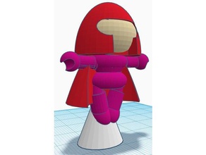 cartoon figure - helmet guy toy & game accessories gaming magneto miniature superhero x-men 3d print model - Mito3D