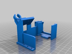 extruder cable holder plus cradle fan 3d printing 3d print model - Mito3D