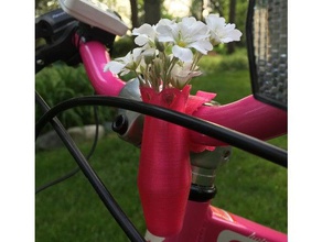 Fahrrad-vase outdoor & Garten Fahrrad Fahrrad-Halterung bike mount Blumen-vase vase 3d print model - Mito3D