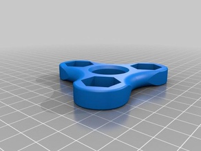 fidget spinner utilise les noix de poids gadgets main 3d print model - Mito3D