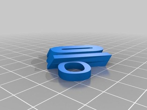 il mio personalizzato iamburny testo - nome keyfob portachiavi organizzazione su misura 3d print model - Mito3D