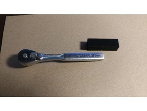 quarter inch ratchet extender hand tools 3d print model - Mito3D
