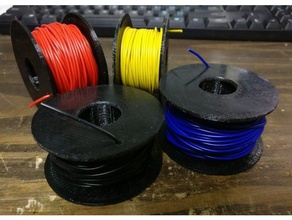 parametrische Ineinander greifende Draht filament spool-easy print hobby 3d print model - Mito3D