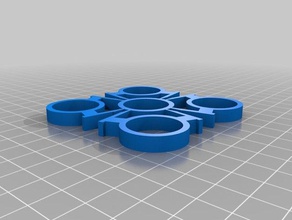 fidget giratório arte interativa spinner 3d print model - Mito3D