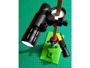 multi-uso diy 3d impresso stand câmera tudo lanterna microfone multi uso imprimir propósito o 3d print model - Mito3D
