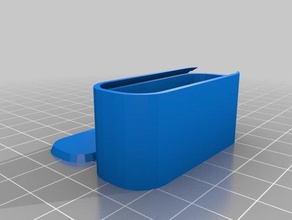 my customized parametric box sliding lid 1 tool holders & boxes 3d print model - Mito3D
