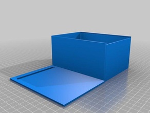 new box containers customized 3d print model - Mito3D