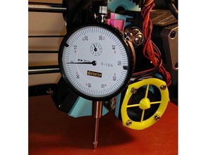lulzbot taz kein tool dial gauge mount 3d Drucker Zubehör mit der Messuhr Zifferblatt montieren 3d print model - Mito3D