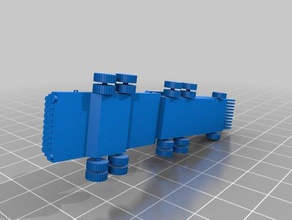 toy semi construction toys 3d print model - Mito3D