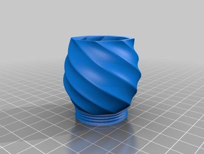 smok tank glass protector vase design e-liquid vape 3d print model - Mito3D
