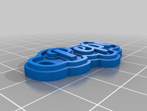 ver nica llavero 3d keychains customized 3d print model - Mito3D