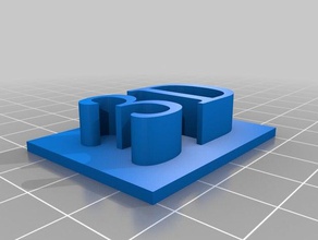 3d de la placa La impresión en 3d print model - Mito3D