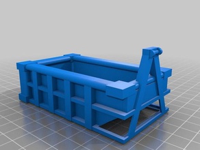 28mm Bau-Müllcontainer Spielzeug & Spiele 3d print model - Mito3D