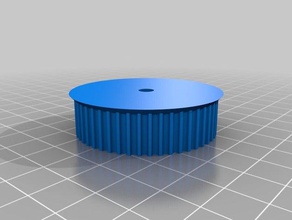 my customized parametric pulley - lots tooth profiles 50 3d printer parts 3d print model - Mito3D