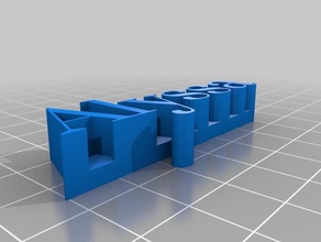 alyssa name plate sculptures customized 3d print model - Mito3D