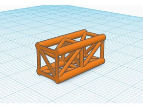 truss fachwerk suport 3d print model - Mito3D