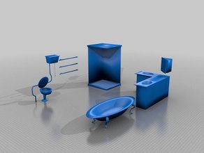 bagno l'arte interattiva 3d print model - Mito3D