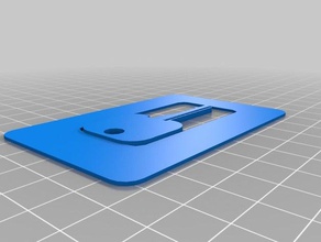 benim ev anahtarları kredi kartı remix çoğaltma özelleştirilmiş 3d print model - Mito3D