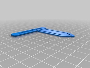 letter bookmark office customized 3d print model - Mito3D