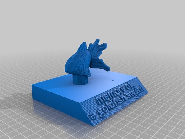 3d barra peixinho prêmio 3D print model - Mito3D