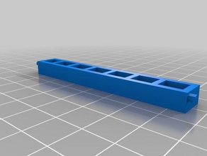 7 x 1 boîte de pilules les conteneurs personnalisé 3d print model - Mito3D