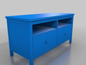 ikea hemnes tv modèle de meubles le mobilier 3d print model - Mito3D