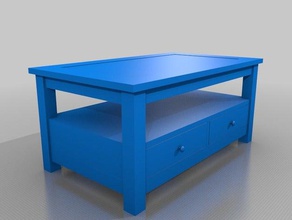 coffee table model furniture 3d print model - Mito3D