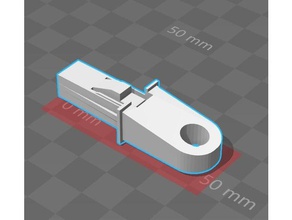 electrolux ern 22501 Gefrierschrank untere Tür-Scharnier Ersatz-Teile 3d print model - Mito3D