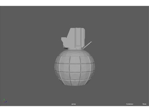 granata halo 4 5 video giochi 3d print model - Mito3D