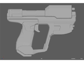 conselho de segurança da onu magnum halo 4 jogos vídeo cosplay prop arma traje pistola 3d print model - Mito3D