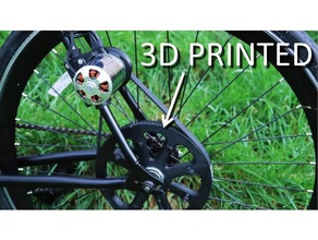 diy Elektro-Fahrrad motor Halterung & Riemenscheibe Fahrrad ebike Elektro-bike 3d print model - Mito3D