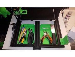 cr-10 tool storage trays 3d printer accessories cr10 creality tray tools holder 3d print model - Mito3D