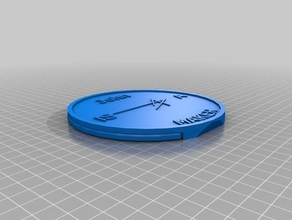 meu lockheed martin, fabricante de moeda office personalizado 3d print model - Mito3D