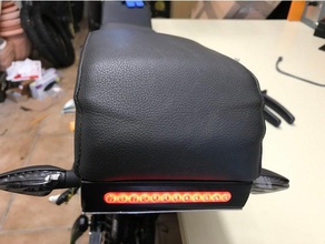 vecteur ebikeframe rétro-éclairage led de l'électronique vélo breaklight électrique la lampe lumière moto 3d print model - Mito3D