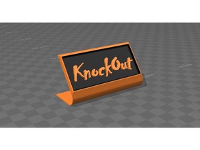costomizable tag models knockout 3d print model - Mito3D