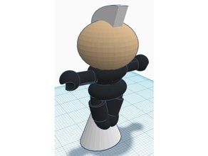 de dibujos animados la figura mohawk juguetes y accesorios juego los juegos azar en miniatura tormenta superhéroe 3d print model - Mito3D