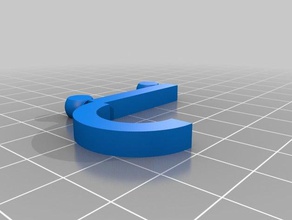 forme de u pegboard personnalisé 3d print model - Mito3D