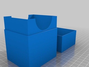 ultra dünne edh ärmeln mtg box Spiele kundengebundene 3d print model - Mito3D