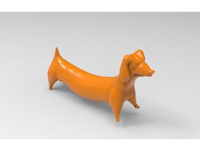 wiener dog Dackel Tiere 3d print model - Mito3D