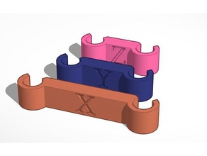 anet a8 axe de serrures Imprimante 3d accessoires L'imprimante l'axe verrouillage le clip clip-on les verrous en mouvement partie l'imprimante transport des abscisses y-axe z-axis 3d print model - Mito3D