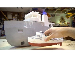 yardımcı gemi r c araçlar 3d print model - Mito3D