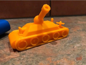 Spielzeug Panzer 3d-drucken 3d print model - Mito3D