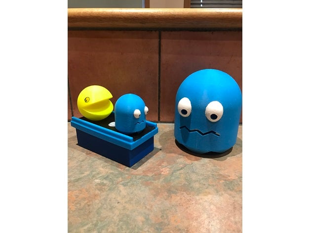 pacman hayalet 3d baskı 3D print model - Mito3D