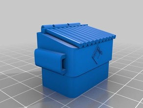 small dumpster toys & games 3d print model - Mito3D
